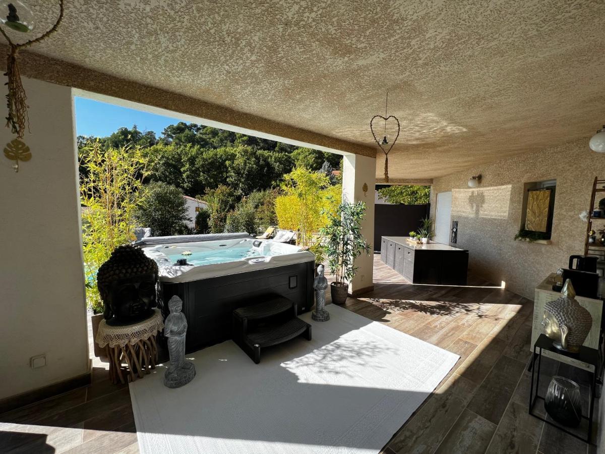 Suite Romantique Le Temps D'Un Instant Loveroom Hammam Jacuzzi Piscine Villeneuve  Eksteriør billede